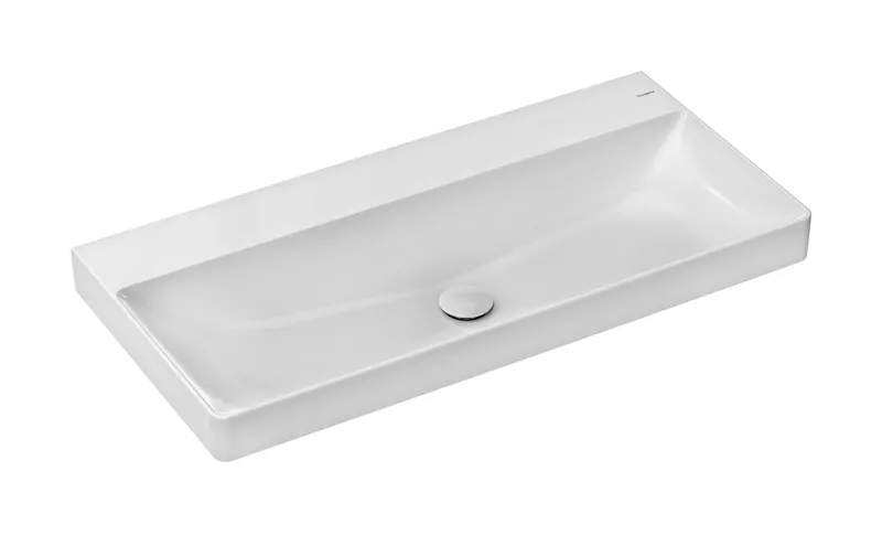 Hansgrohe Waschtisch Xelu Q 1000x480mm o.Hahnloch/Überlauf, SmartClean weiß