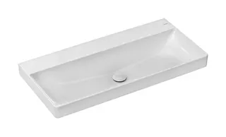 HG Waschtisch Xelu Q 1000x480mm o.Hahnloch/Überlauf, SmartClean weiß