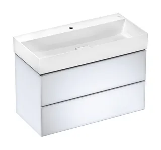HG Waschtisch Xevolos E 1000x480 m.Hahnloch o.Überlauf, SmartClean weiß