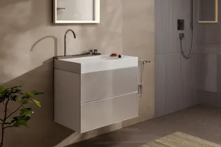 Hansgrohe Waschtischunterschrank Xevolos E MW 780/475mm mit 2 Schubkästen für Waschtisch Wme – Bild 5