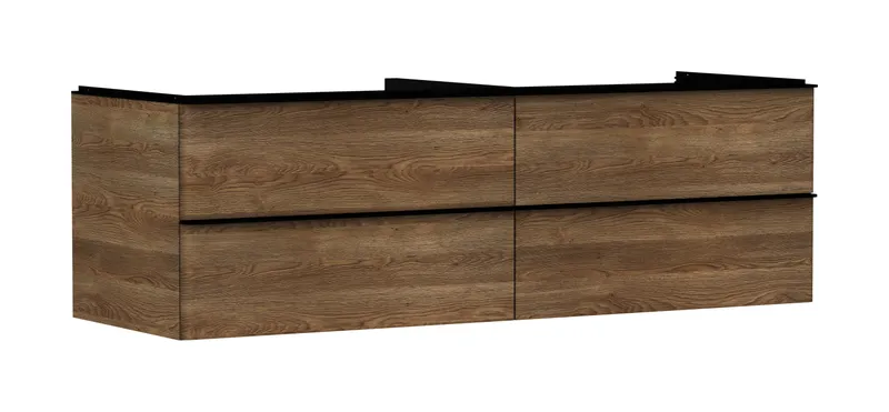 Hansgrohe Waschtischunterschrank Xelu Q ECHN 1560x540mm m.4SK f.Kons.m.AWT MSW
