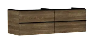 Hansgrohe Waschtischunterschrank Xelu Q ECHN 1560x540mm m.4SK f.Kons.m.AWT MSW – Bild 2
