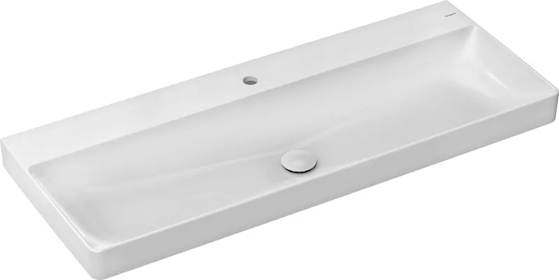 Hansgrohe Waschtisch Xelu Q 1200x480mm m.Hahn.o.Überlauf,SmartClean weiß