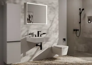 Hansgrohe Unterbauwaschtisch Xuniva Q 450x350mm o.Hahnloch m.Überlauf weiß – Bild 5