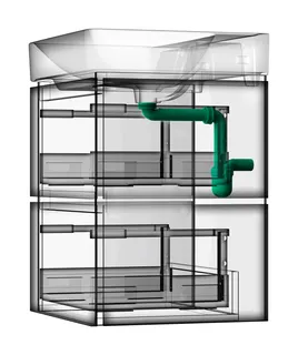 Hansgrohe Raumsparsiphon für Waschtisch 50 mm – Bild 3