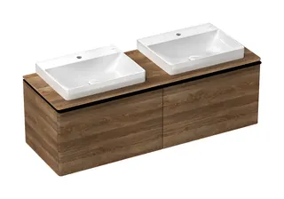 Hansgrohe Konsole Xelu Q 1560x540 mm m.2 Ausschnitten f.AWT geschliffen ECHN – Bild 5