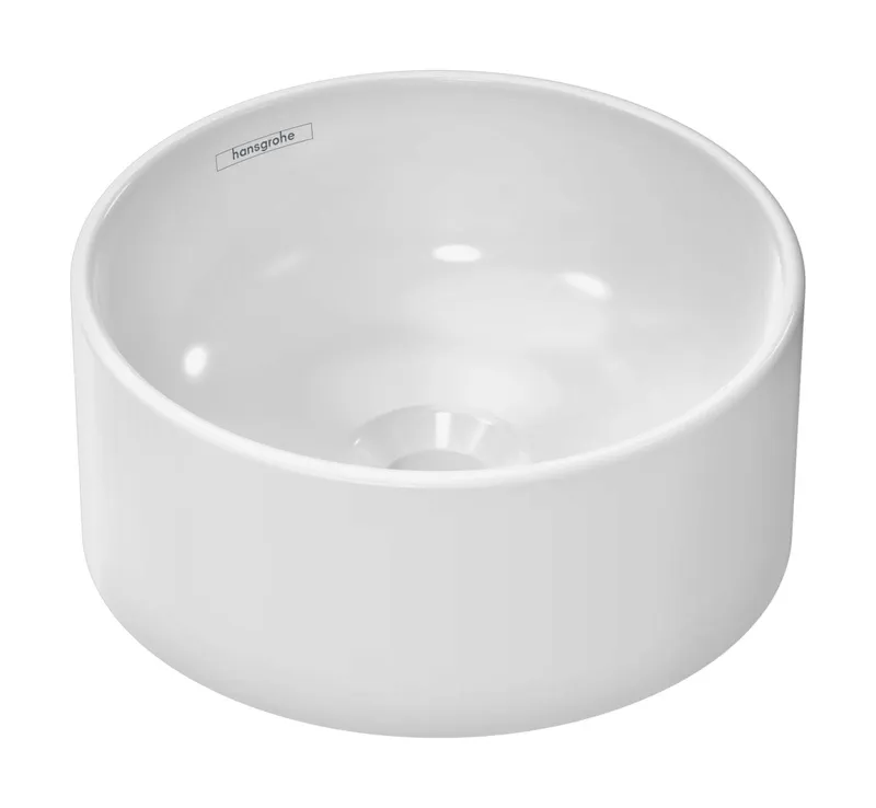 Hansgrohe Aufsatzwaschtisch Xuniva S 300x300mm o.Hahnloch u.Überlauf weiß