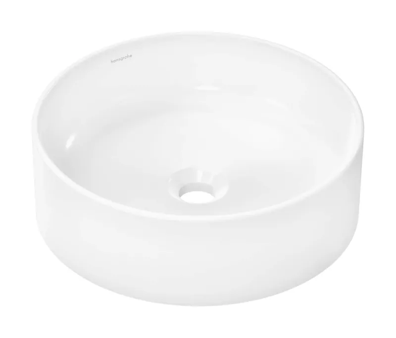 Hansgrohe Aufsatzwaschtisch Xuniva S 400x400mm o.Hahnloch u.Überlauf weiß