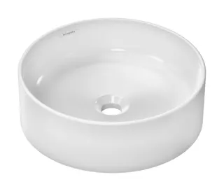 Hansgrohe Aufsatzwaschtisch Xuniva S 400x400mm o.Hahnloch u.Überlauf weiß – Bild 3