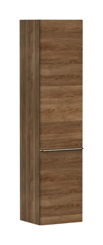Hansgrohe Hochschrank Xelu Q Eiche Natur 400x350mm,Türanschlag links chrom