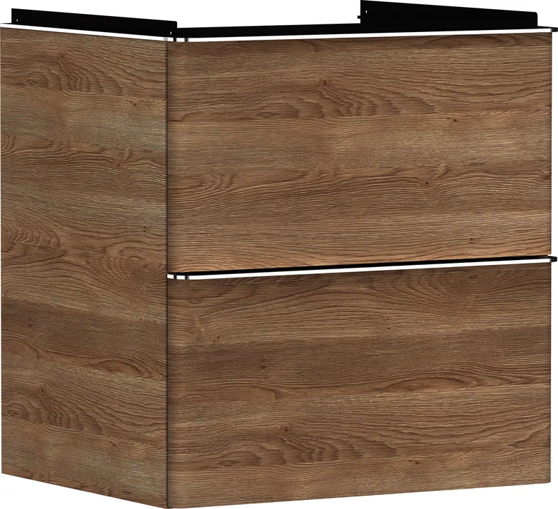 Hansgrohe Waschtischunterschrank Xelu Q ECHN 580x475mm mit 2 SK für Waschtisch chrom