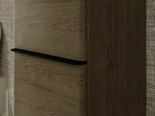 Hansgrohe HochsMSWank Xelu Q Eiche Natur 400x350mm,Türanschlag links MSW – Bild 2
