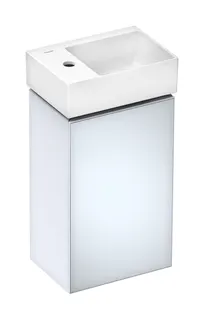 Hansgrohe Handwaschbecken Xevolos E 360x250mm m.Hah.links o.Überlauf, SmartClean weiß – Bild 3