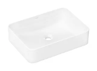 HG Aufsatzwaschtisch Xuniva Q 550x400mm o.Hahnloch u.Überlauf weiß