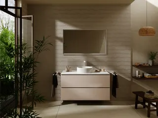 Hansgrohe Aufsatzwaschtisch Xuniva S 400x400mm o.Hahnloch u.Überlauf SMC weiß – Bild 5