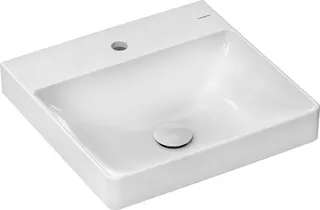 HG Handwaschbecken Xelu Q 500x480mm m.Hl.o.Überlauf SmartClean weiß