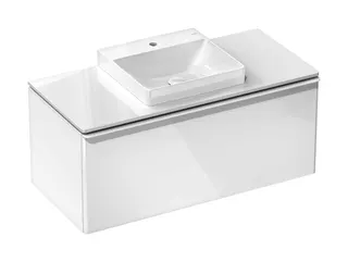 Hansgrohe Aufsatz-Handwaschbecken ge Xelu Q 500x480mm m.Hahnlo.o.Überl.SmartClean we – Bild 3