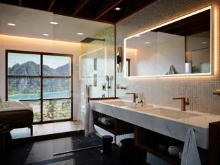 Hansgrohe Xarita E Spiegel 1600/50 m.LED Beleuchtung kapaz.Berührungssen.MW – Bild 5