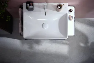 Hansgrohe Waschtisch Xelu Q 600x480mm mi.Hahnloch oh.Überlauf, SmartClean weiß – Bild 5