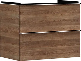 Hansgrohe Waschtischunterschrank Xelu Q ECHN 780x475mm mit 2 SK für Waschtisch chrom – Bild 2