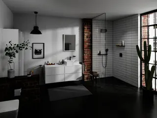 Hansgrohe Hochschrank Xevolos E MW 400/360mm,Türanschlag rechts Weiß Metallic – Bild 4