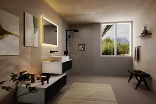 Hansgrohe Xarita E Spiegel 1000/50 m.LED Beleuchtung kapaz.Berührungssen.MW – Bild 4