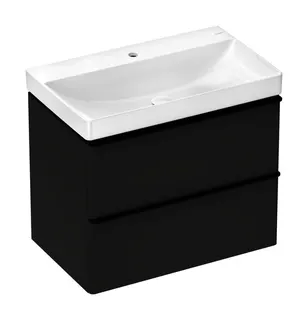 Hansgrohe Waschtisch Xelu Q 800x480mm m.Hahnloch oh.Überlauf, SmartClean weiß