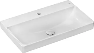 Hansgrohe Waschtisch Xelu Q 800x480mm m.Hahnloch oh.Überlauf, SmartClean weiß – Bild 4