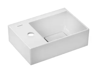 Hansgrohe Handwaschbecken Xevolos E 360x250mm m.Hah.links o.Überlauf, SmartClean weiß – Bild 2