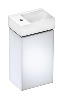 Hansgrohe Handwaschbecken Xevolos E 360x250mm m.Hah.links o.Überlauf, SmartClean weiß – Bild 4