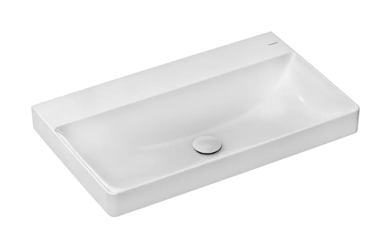 Hansgrohe Waschtisch Xelu Q 800x480mm o.Hahnloch u.Überlauf, SmartClean weiß