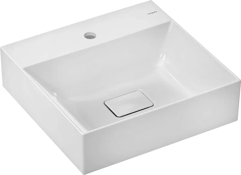 Hansgrohe Aufsatzwaschtisch ge Xevolos E 500x480mm m.Hahnl.o.ÜBL SmartClean we
