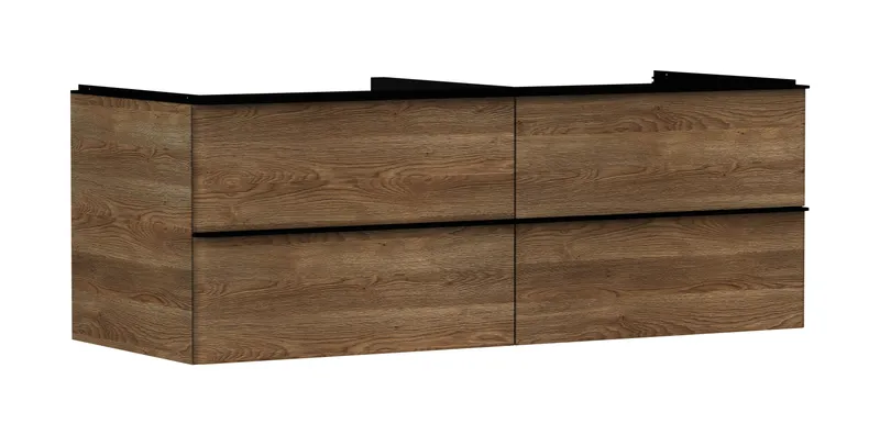 Hansgrohe Waschtischunterschrank Xelu Q ECHN 1360x540mm m.4SK f.Kons.m.AWT MSW