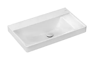 Hansgrohe Waschtisch Xelu Q 800x480mm m.Ablag.re.o.Hahn./Überl.SmartClean weiß