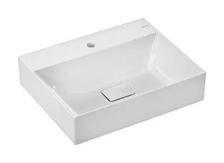 Hansgrohe Waschtisch Xevolos E 600x480mm m.Hahnloch o.Überlauf, SmartClean weiß – Bild 1