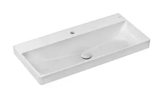 Hansgrohe Waschtisch Xelu Q 1000x480mm m.Hahnl.ohn.Überlauf, SmartClean weiß – Bild 2
