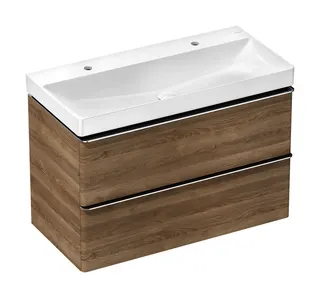 Hansgrohe Waschtisch Xelu Q 1000x480mm m.2 Hahnlöcher o.Überlauf SmartClean we – Bild 2