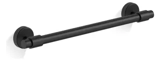 Giese Badetuchhalter rund L = 495 mm mit Magnetbefestigung f. Heizk. schwarz matt
