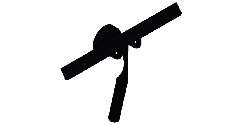Giese Uno Haken mit Glasabzieher schwarz matt
