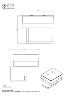 Giese WC-Duo schwarz matt – Bild 2