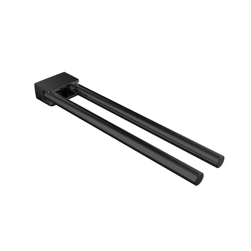 sanibel 3001-Handtuchhalter 2-teilig A23 schwenkbar 437mm Ausladung schwarz