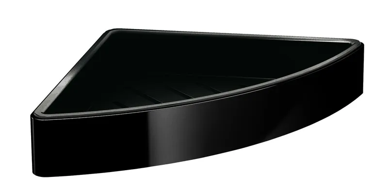 sanibel 3001-Eckschwammkorb A23 m Kunst- stoffeinsatz 179/179x35mm schwarz