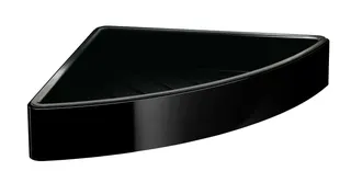 sanibel 3001-Eckschwammkorb A23 m Kunst- stoffeinsatz 179/179x35mm schwarz