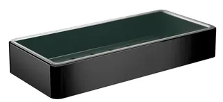 sanibel 3001-Schwammkorb A23 mit Kunst- stoffeinsatz 220x101x36mm schwarz