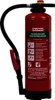 Schaumfeuerlöscher 6l Aufladegerät Brand kl.34 A 144 B m.Wandh.GLORIA