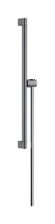 Hansgrohe Brausestange Unica S Puro 650mm mit Easy Slider und Brauseschlauch chrom – Bild 2