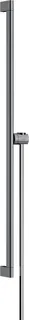Hansgrohe Brausestange Unica S Puro 900mm mit Easy Slider und Brauseschlauch chrom – Bild 2