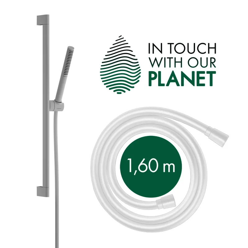 Hansgrohe Brauseset Pulsify S 100 1jet mit Brausestange 900mm chrom