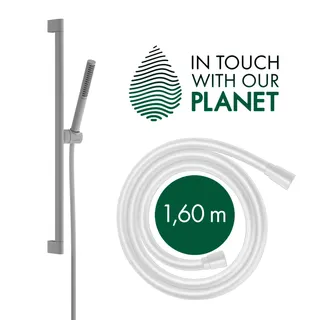 Hansgrohe Brauseset Pulsify S 100 1jet mit Brausestange 900mm chrom