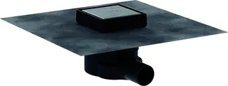 Hansgrohe Komplettset Punktab.RainDrain Point 100x100mm befliesbar Edelstahl gebürstet – Bild 2
